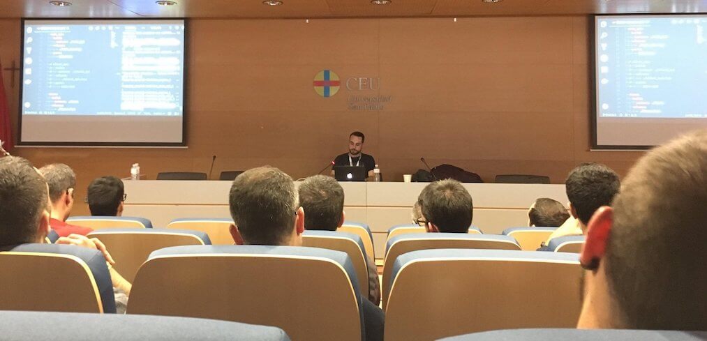 Me talking at Commit Conf